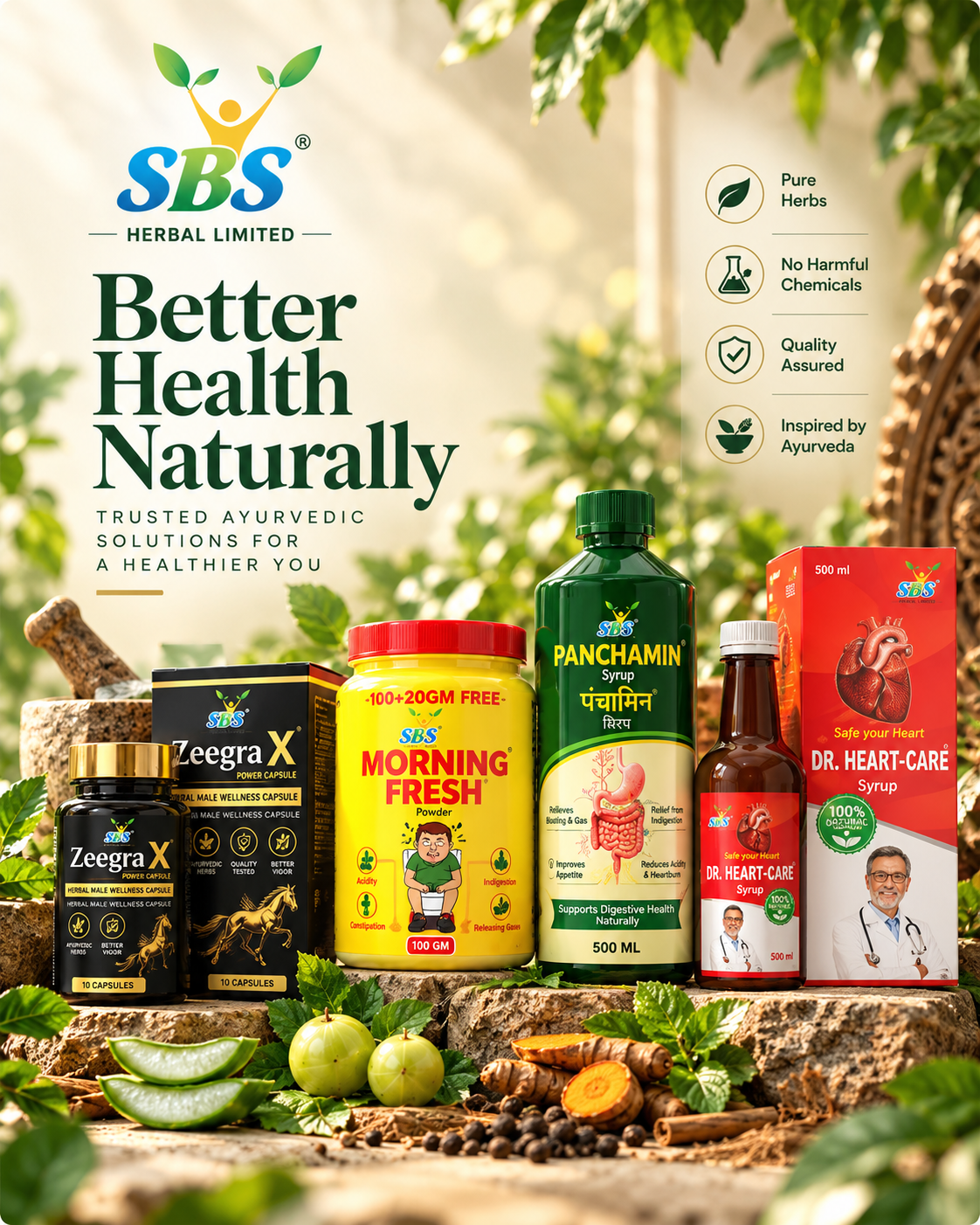 SBS Herbal - Rooted in Ayurveda